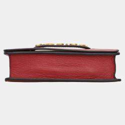 Dior Red Leather J'Adior Flap Bag