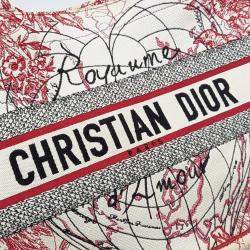 Pre Owned Dior Multicolor Fabric Book Tote Bag 36
