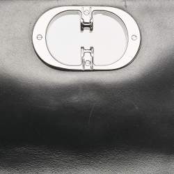 Dior Black Macrocannage Leather Medium Caro Shoulder Bag