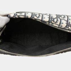 Dior Navy Blue Oblique Canvas Safari Crossbody