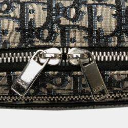Dior Navy Blue Oblique Canvas Safari Crossbody