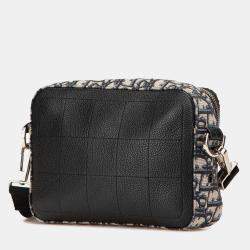 Dior Navy Blue Oblique Canvas Safari Crossbody