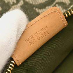Christian Dior Green Trotter Saddle Handbag