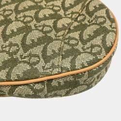 Christian Dior Green Trotter Saddle Handbag