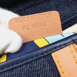 Christian Dior Navy Denim Saddle Handbag 
