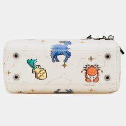 Dior White Calfskin Mini Pixel Zodiac Lady Dior