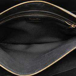Dior Black Leather D Bee Satchel
