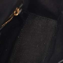 Pre Owned Dior Multicolor Leather Mini Embroidered Beads Lady Dior Tote