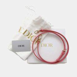 Dior Pink Canage Patent Leather Micro Lady Dior Tote Bag