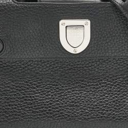 Dior Black Leather Mini Diorever Top Handle Bag