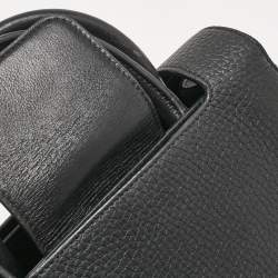Dior Black Leather Mini Diorever Top Handle Bag