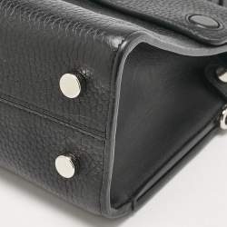 Dior Black Leather Mini Diorever Top Handle Bag