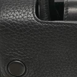 Dior Black Leather Mini Diorever Top Handle Bag