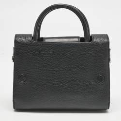 Dior Black Leather Mini Diorever Top Handle Bag
