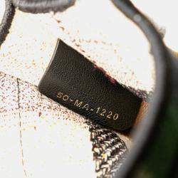 Dior Yellow Mini D Stripes Book Tote