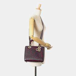 Dior Navy Blue Medium Calfskin I Love Paris Lady Dior