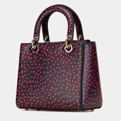 Dior Navy Blue Medium Calfskin I Love Paris Lady Dior