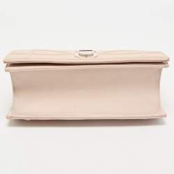 Pre Owned Dior Blush Pink Leather Medium Diorama Shoulder Bag