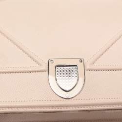 Pre Owned Dior Blush Pink Leather Medium Diorama Shoulder Bag