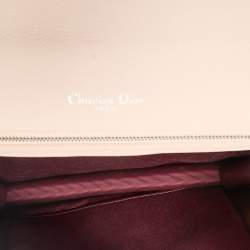 Pre Owned Dior Blush Pink Leather Medium Diorama Shoulder Bag
