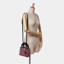 Dior Pink Mini Patent Sequined Lady Dior