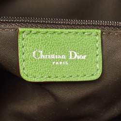 Dior Beige/Multicolor Canvas Diorissimo Rasta Trotter Saddle Bag