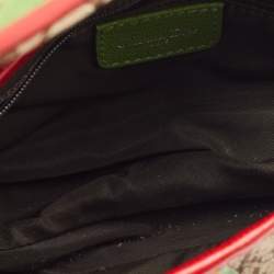 Dior Beige/Multicolor Canvas Diorissimo Rasta Trotter Saddle Bag