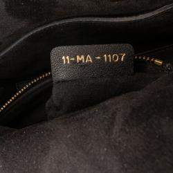 Dior Yellow Mini Embroidered Canvas Swords Lady Dior