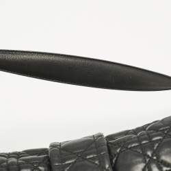 Dior Black Cannage Leather Large Miss Dior Flap Bag