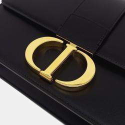 Dior Black Leather 30 Montaign Bag