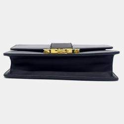 Dior Black Leather 30 Montaign Bag