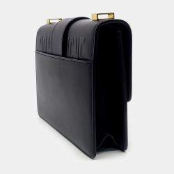Dior Black Leather 30 Montaign Bag