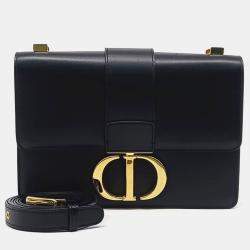 Dior Black Leather 30 Montaign Bag
