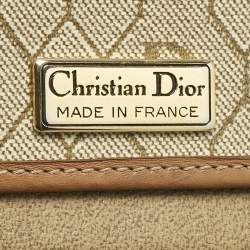 Dior Tan/Beige Diorissimo Coated Canvas Flap Shoulder Bag