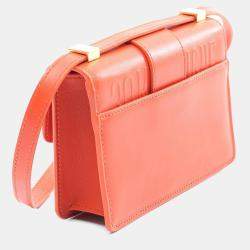 Dior Orange Micro Smooth Calfskin 30 Montaigne Flap