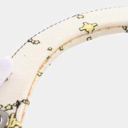 Dior White Medium Embroidered Canvas Pixel Zodiac Lady D Lite