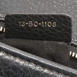 Pre Owned Dior Black Leather Medium Diorama Flap Bag