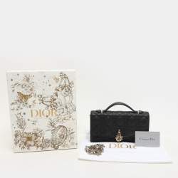 Dior Black Cannage Leather My Dior Pouch