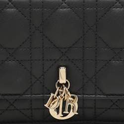 Dior Black Cannage Leather My Dior Pouch