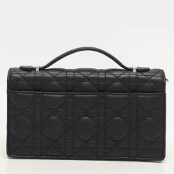 Dior Black Cannage Leather My Dior Pouch