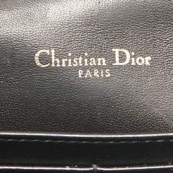 Dior Black Cannage Patent Leather My Dior Daily Chain Pouch