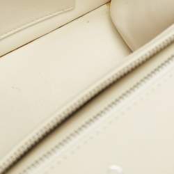 Dior Off White Cannage Stitched Leather Large Diorama Flap Shoulder Bag