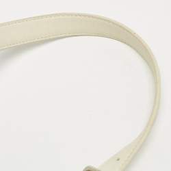 Dior Off White Cannage Stitched Leather Large Diorama Flap Shoulder Bag