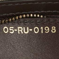 Dior Burgundy Oblique Canvas Saddle Bag
