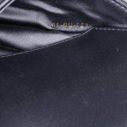 Dior Grey Mini Satin Crystal Embellished Saddle
