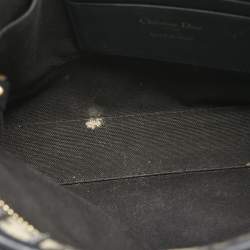 Dior Navy Blue Oblique Jacquard Canvas 30 Montaigne Dea Pouch