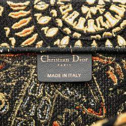 Dior Yellow Large Canvas Embroidered Dior Animals Giraffe Book Tote