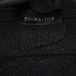 Dior Blue Canvas Embroidered Camouflage Saddle Bag