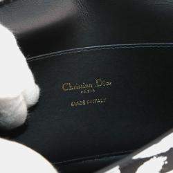 Christian Dior Black/White Calfskin Graffiti Printed Miss Dior Flap Bag
