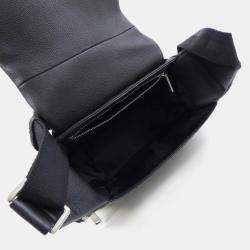 Christian Dior Black Leather Quilted Handbag